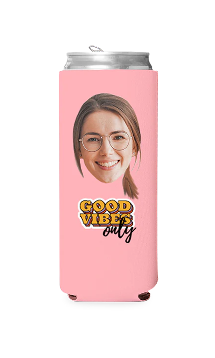 Custom Good Vibes Only Can Cooler - Image 7