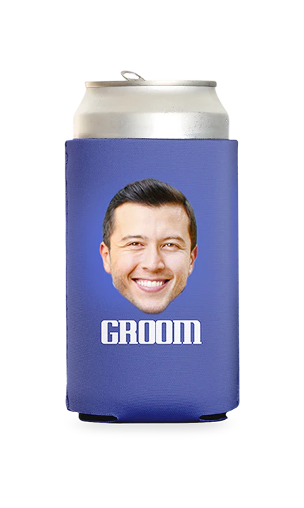 Custom Groom Can Cooler