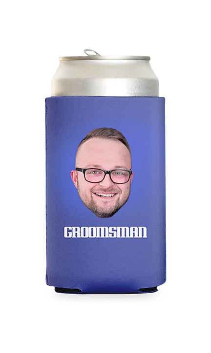 Custom Groomsman Can Cooler