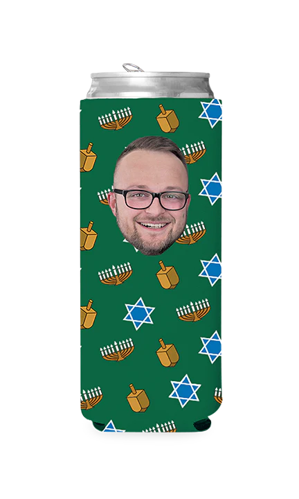 Custom Hanukkah Can Cooler - Image 3