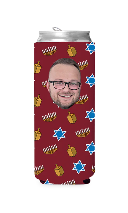 Custom Hanukkah Can Cooler - Image 4