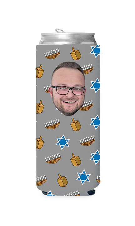 Custom Hanukkah Can Cooler - Image 5