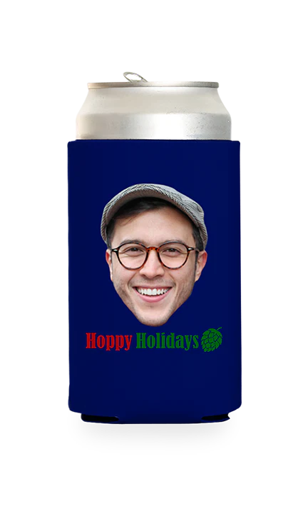Custom Hoppy Holidays Can Cooler - Image 12