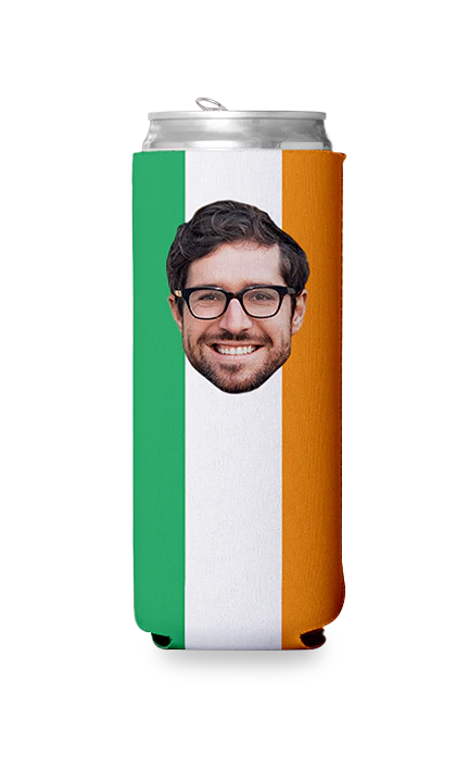 Custom Irish Flag Can Cooler - Image 2