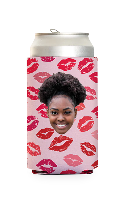 Custom Kisses Can Cooler