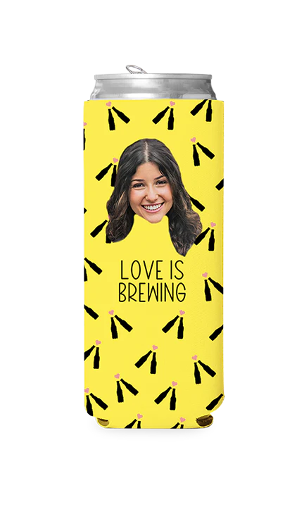 Custom Love is Brewing Can Cooler - Image 10