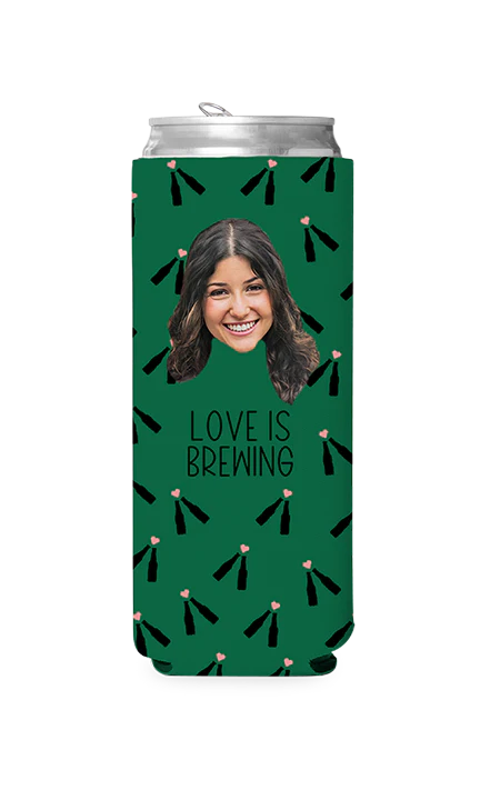 Custom Love is Brewing Can Cooler - Image 3