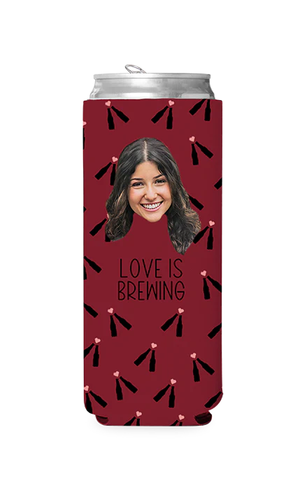 Custom Love is Brewing Can Cooler - Image 4