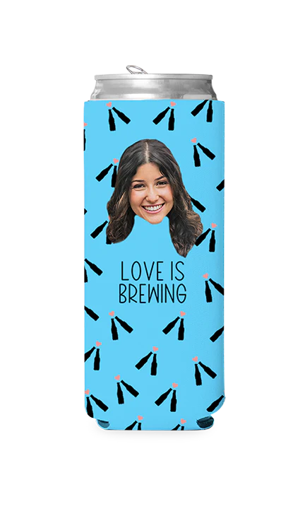 Custom Love is Brewing Can Cooler - Image 6