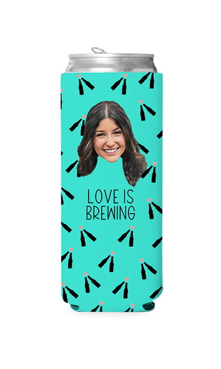 Custom Love is Brewing Can Cooler - Image 9