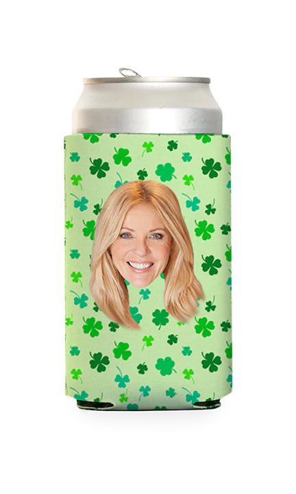 Custom Shamrocks Can Cooler