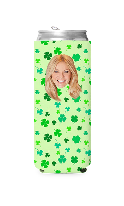 Custom Shamrocks Can Cooler - Image 2