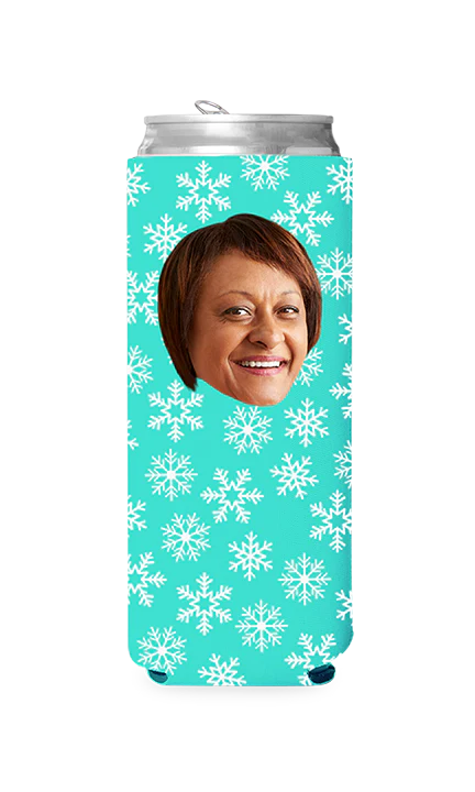 Custom Snowflakes Can Cooler - Image 10