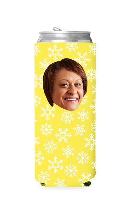 Custom Snowflakes Can Cooler - Image 11