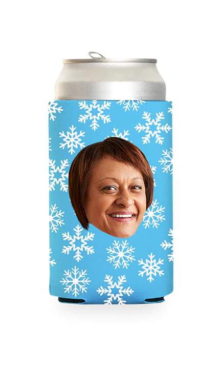 Custom Snowflakes Can Cooler - Image 16