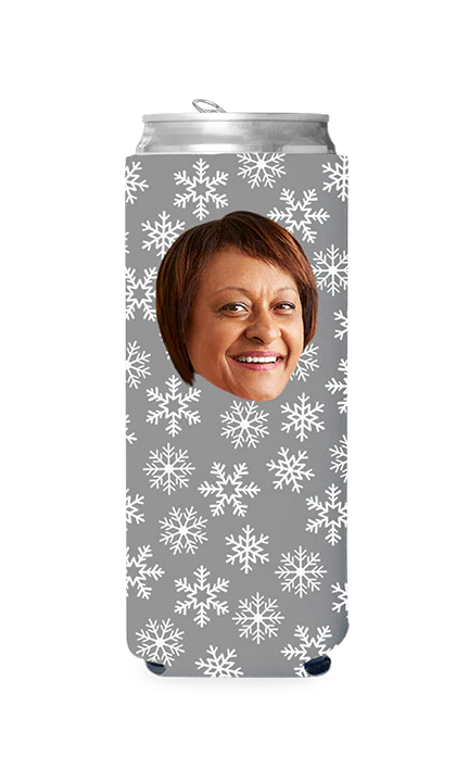 Custom Snowflakes Can Cooler - Image 5