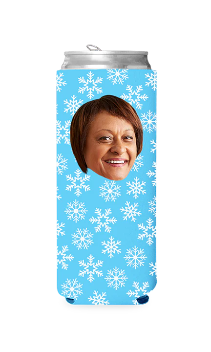 Custom Snowflakes Can Cooler - Image 6
