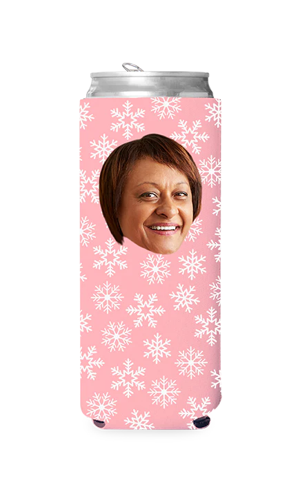 Custom Snowflakes Can Cooler - Image 8