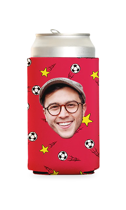 Custom Soccer Can Cooler