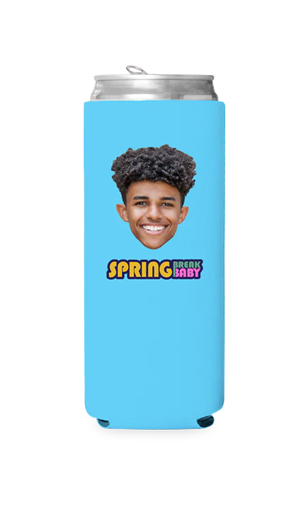 Custom Spring Break Baby Can Cooler - Image 10