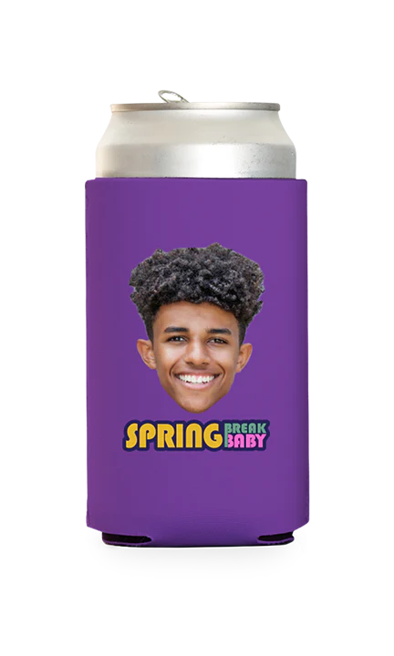 Custom Spring Break Baby Can Cooler - Image 13