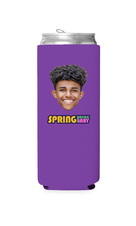 Custom Spring Break Baby Can Cooler - Image 14