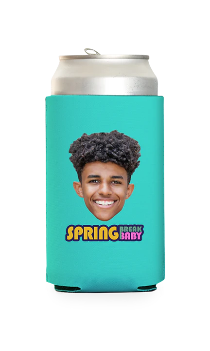 Custom Spring Break Baby Can Cooler - Image 15