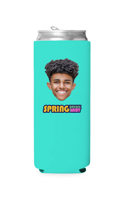 Custom Spring Break Baby Can Cooler - Image 16