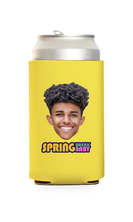 Custom Spring Break Baby Can Cooler - Image 17