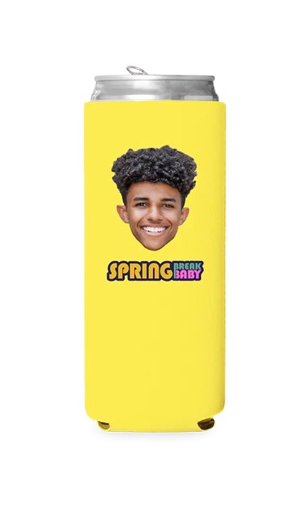 Custom Spring Break Baby Can Cooler - Image 18