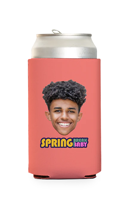 Custom Spring Break Baby Can Cooler - Image 2