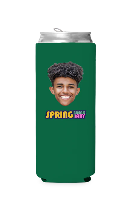 Custom Spring Break Baby Can Cooler - Image 4
