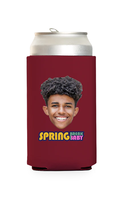 Custom Spring Break Baby Can Cooler - Image 5