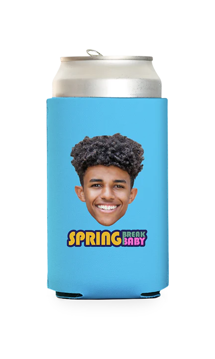 Custom Spring Break Baby Can Cooler - Image 9