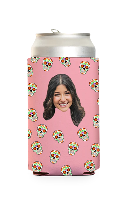 Custom Sugar Skulls Can Cooler - Image 13