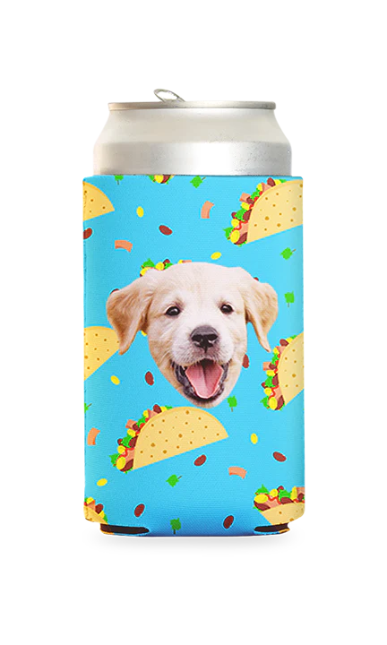 Custom Tacos Can Cooler