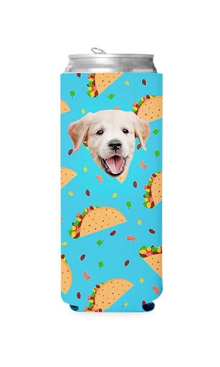 Custom Tacos Can Cooler - Image 2