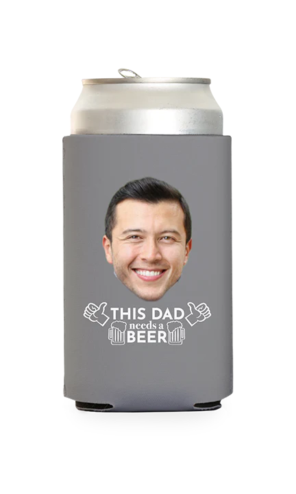 Custom This Dad Needs a Beer Can Cooler - Image 8