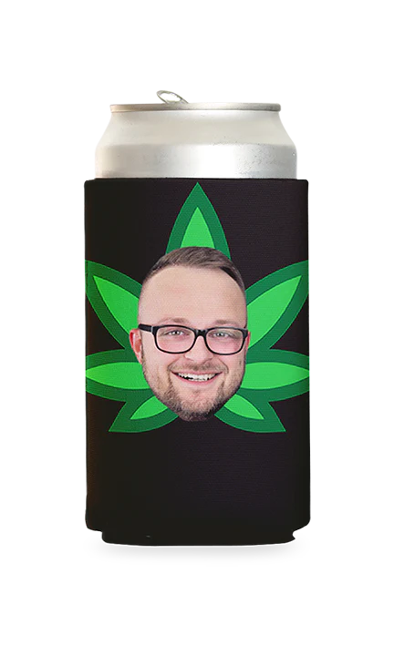 Custom Weed Leaf Can Cooler