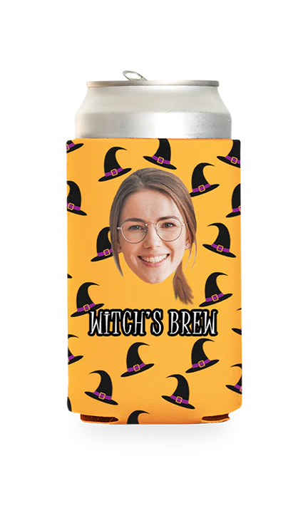 Custom Witch's Brew Can Cooler