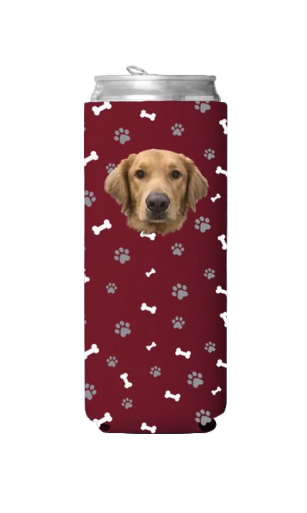 Custom Dog Pattern Can Cooler - Image 10