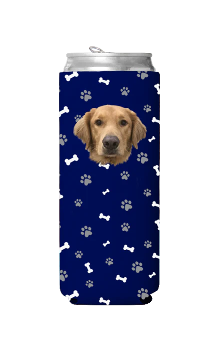 Custom Dog Pattern Can Cooler - Image 12