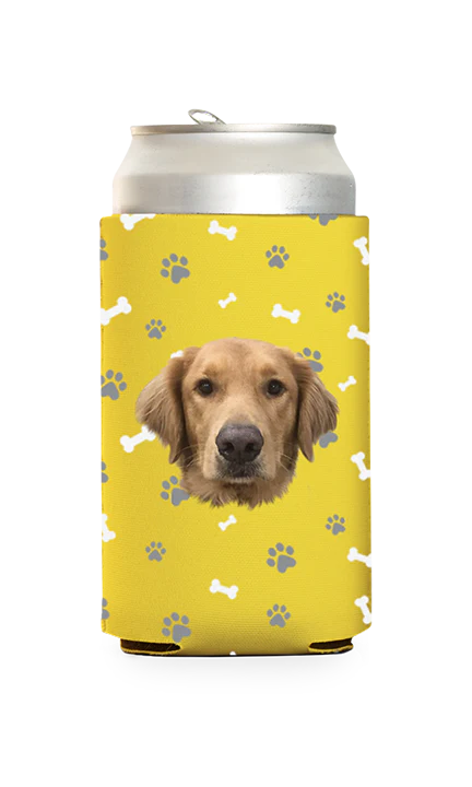 Custom Dog Pattern Can Cooler - Image 17