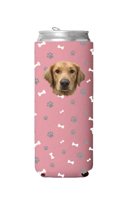Custom Dog Pattern Can Cooler - Image 4