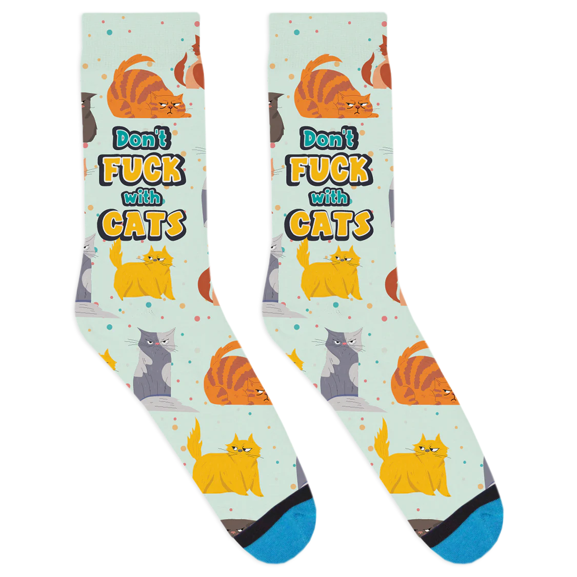 Don't F With Cats Socks - Image 2