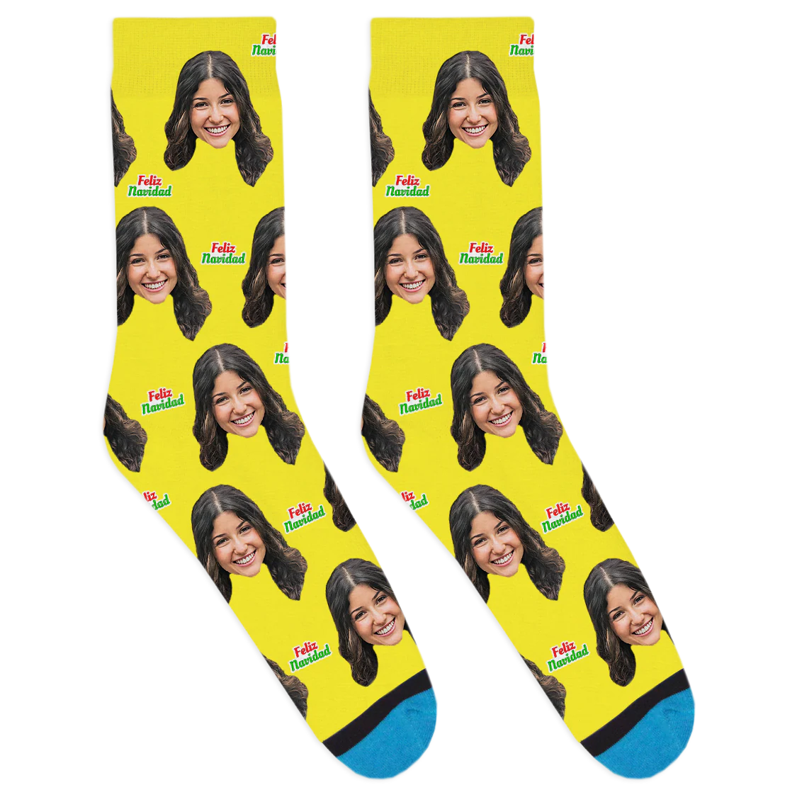 Custom Feliz Navidad Socks - Image 10