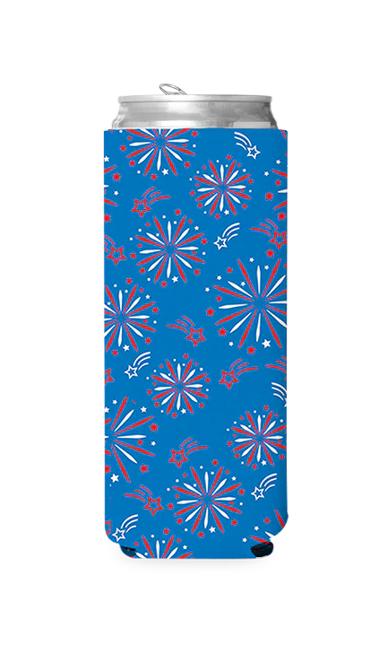 Fireworks Predesigned Can Cooler - Image 2