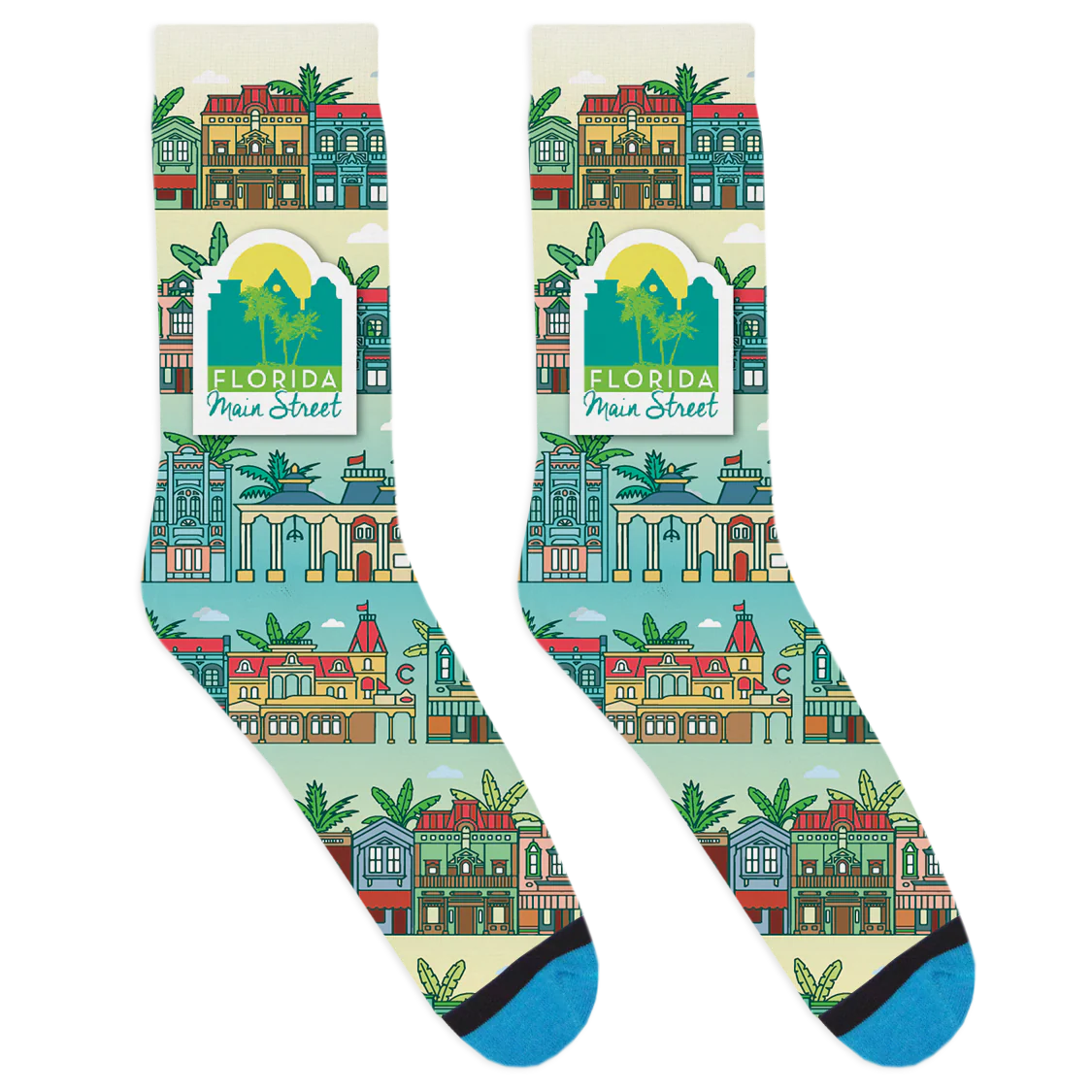 Florida Main Street Socks