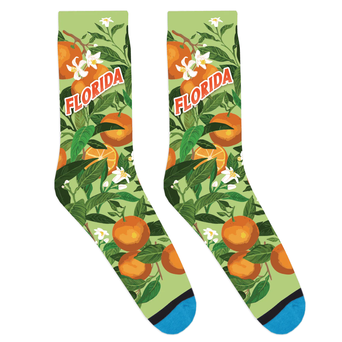 Florida Orange Grove Socks - Image 2