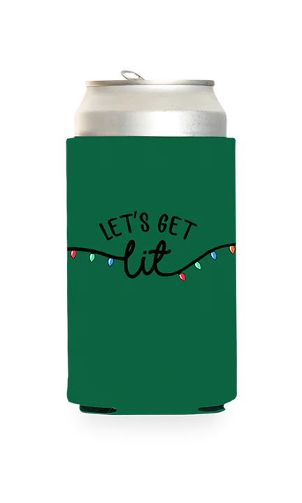 Let's Get Lit Predesigned Can Cooler